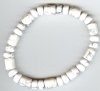 White Howlite Barrel Bracelet